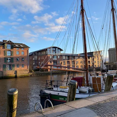 公寓 Simmerdeis Am Hafen 胡苏姆